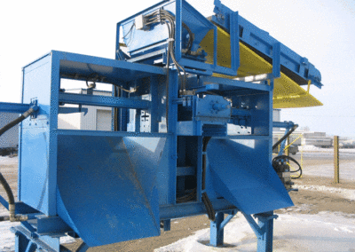 Truck Tire Debeader Top View