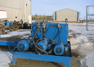 Truck Tire Debeader Back View