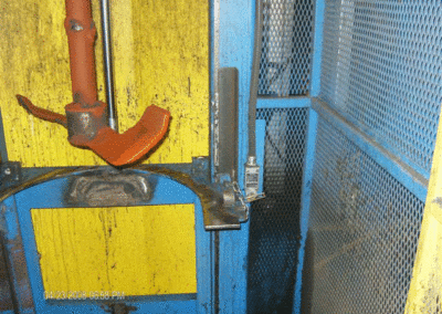 tire mixer machine front view